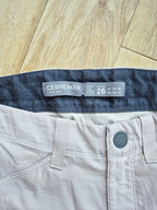 Icebreaker Merino Women's Hiking Trousers UK 04 / W26 Beige Outdoor Walking Pant