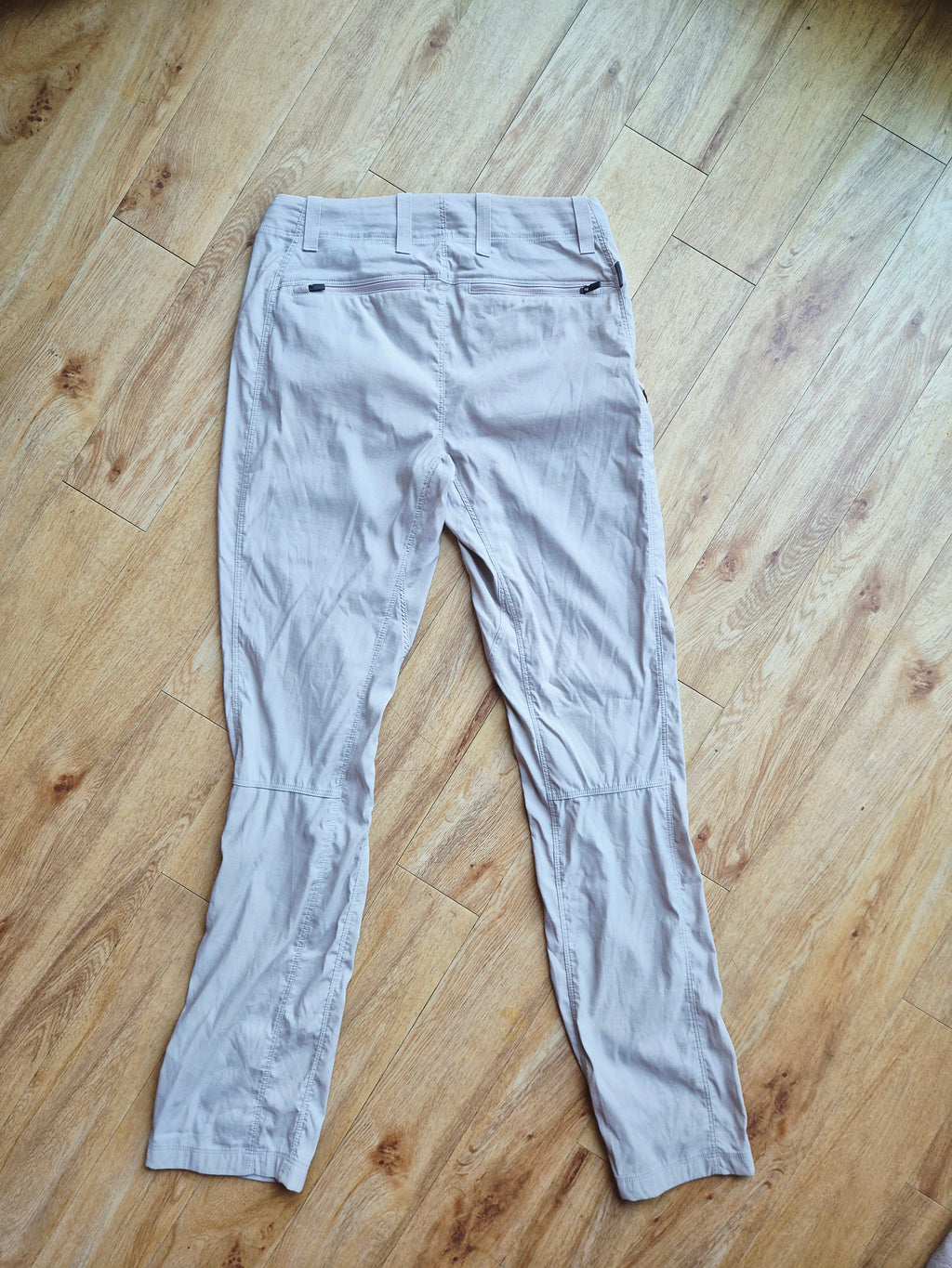 Icebreaker Merino Women's Hiking Trousers UK 04 / W26 Beige Outdoor Walking Pant