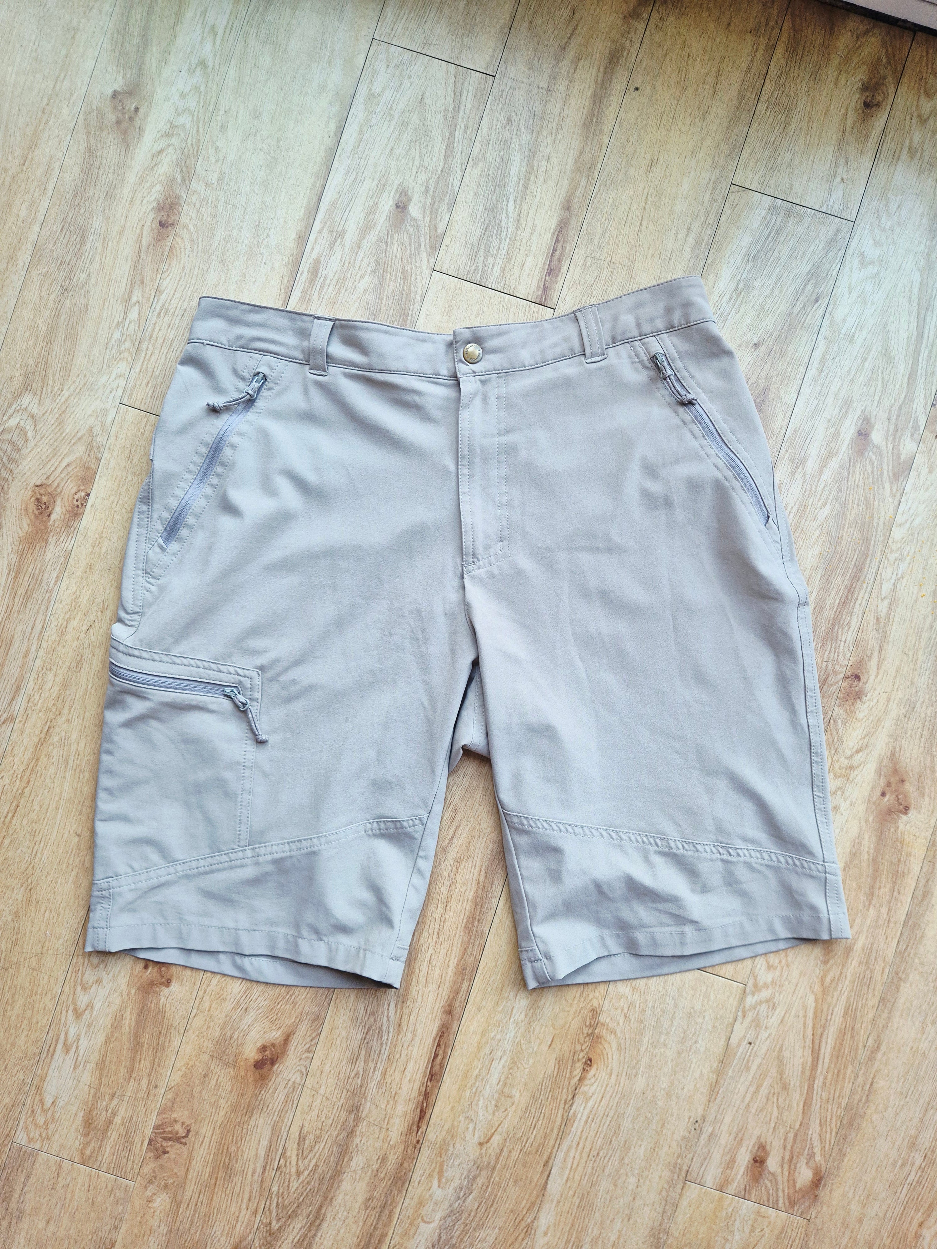 Columbia Omni-Shield Men's Hiking Shorts W34 Beige Outdoor Walking Cargo Shorts